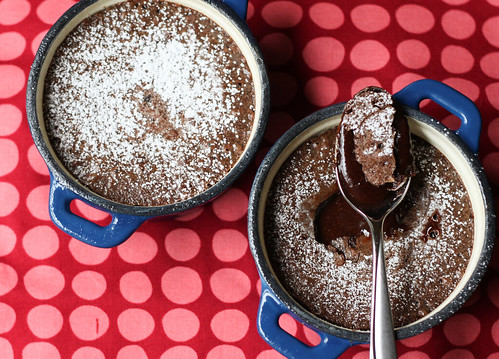 Melting Chocolate Cake for Two