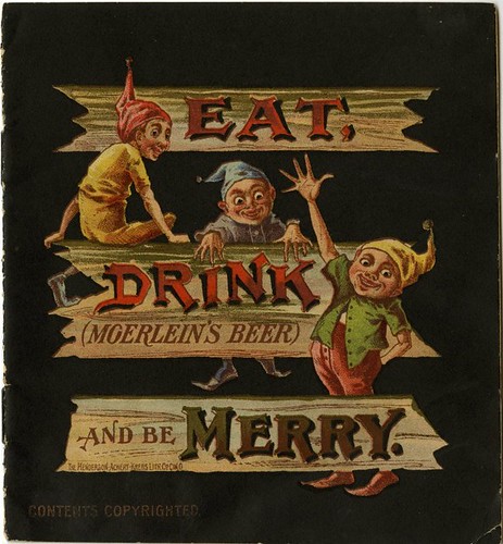Eat, Drink (Moerlein's Beer) and be Merry - Cover