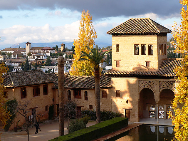The Partal Gardens, the Alhambra