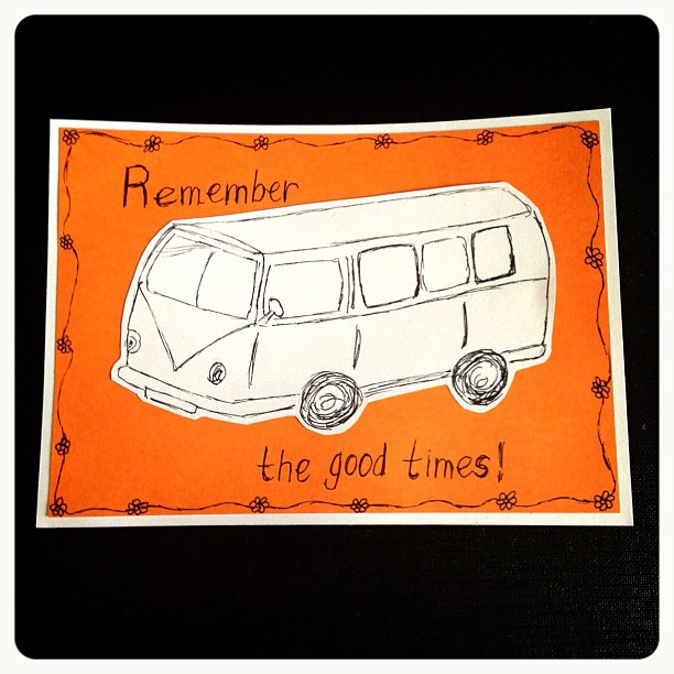 Day 3: Transportation I actually thought of not doing a transport but then could resist. Remember if you want any of my doodles just let me know #doodleadaymarch #doodleaday #campervan #transport #transportation