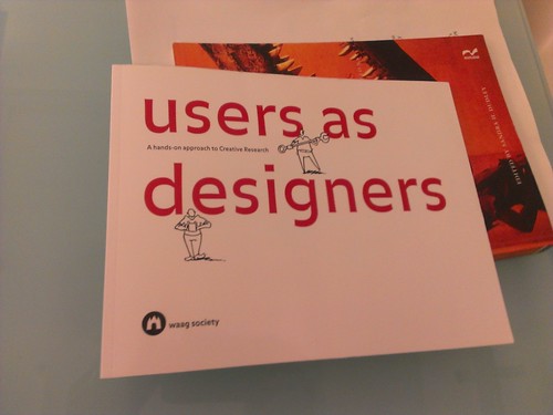 image of a booklet called users as designers