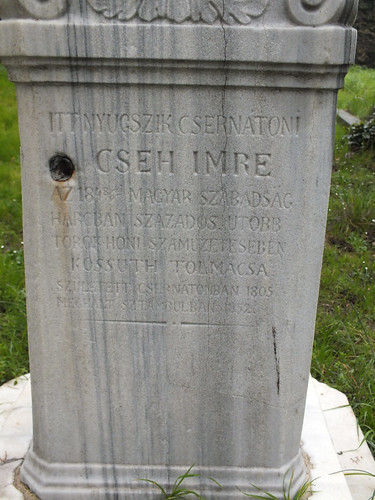 Feriköy temető - Cseh Imre sírja
