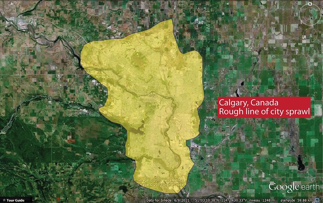 Urban Sprawl Comparison - Calgary