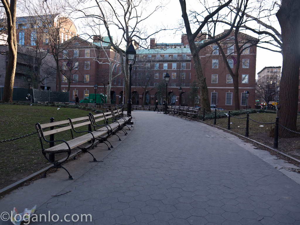 Washington Square Park NYC in early Spring 2013