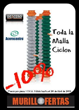 MurillOferta Malla Ciclon by Aceros Murillo