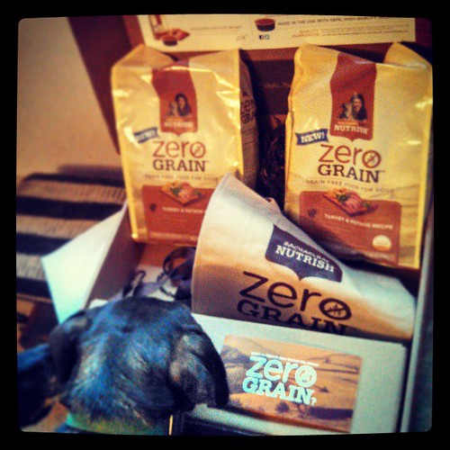 Big box of #RachaelRay #Nutrish #zerograin just arrived for review! #dogfood #dogstagram