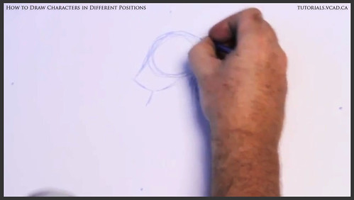 learn how to draw characters in different positions 001