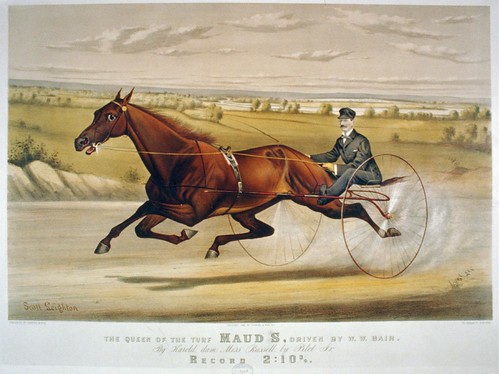 004-Imagen carreras caballos trotones-Library of Congress