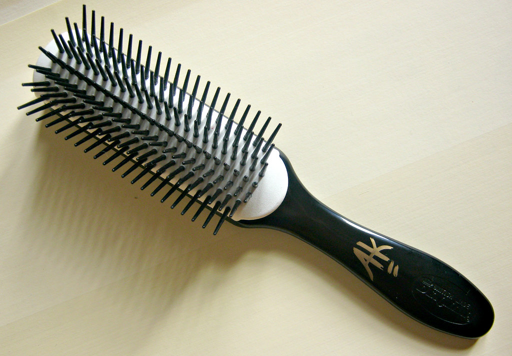 A picture of a Denman Anar Kitty Sassy  Hairbrush. 