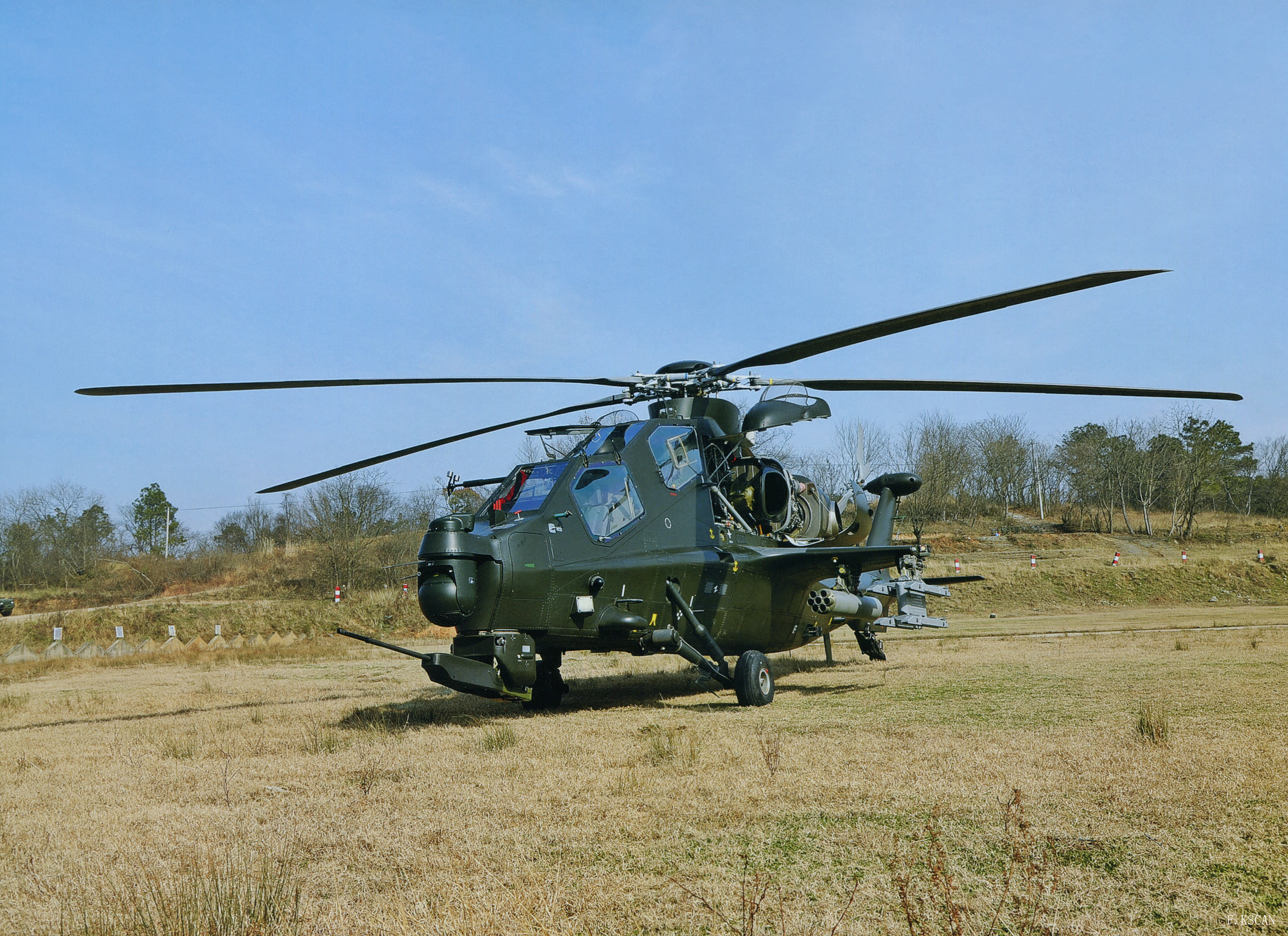 Chinese WZ-10 Attack Helicopter