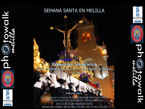 Semana Santa en Melilla - Exposición Fotográfica - Centro Cultural de los Ejércitos  - Casino Militar de Madrid - Gran Vía 13 Madrid