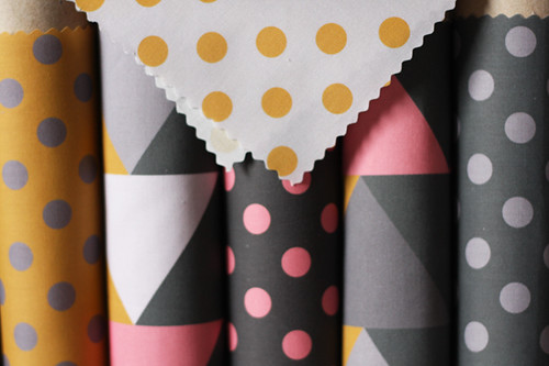 Triangles and polka dots!