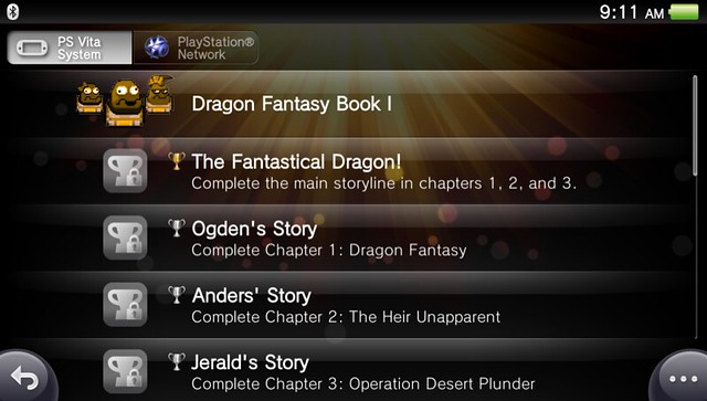 Dragon Fantasy Book I on PSN