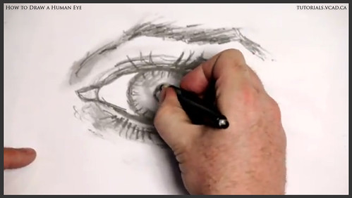 learn how to draw a human eye 022