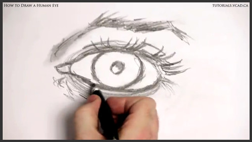 learn how to draw a human eye 015