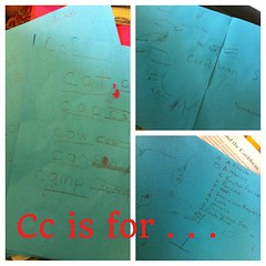 Cc spelling words & map work #letteroftheweek #homeschool