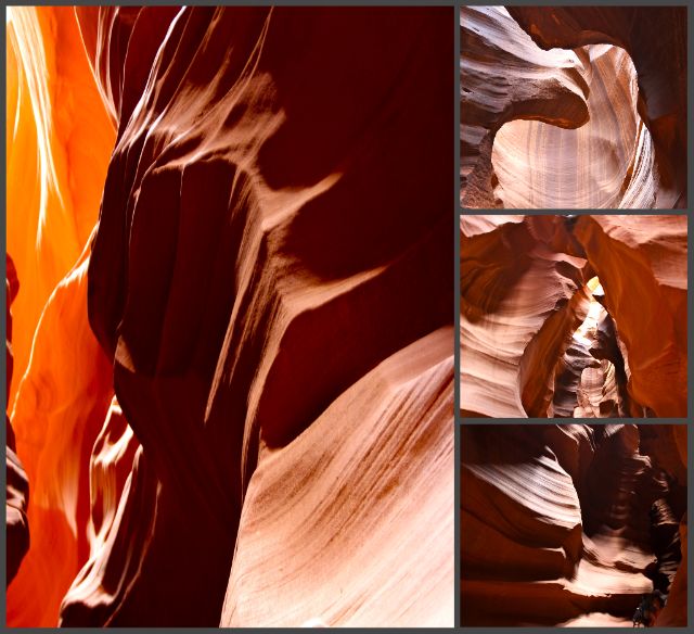 Antelope Canyon collage