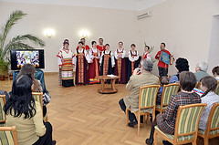 Выступление фольклорного коллектива "Тарханские посиделки"