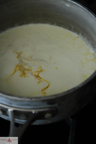Creamy Lemon Pasta with Baon and Peas