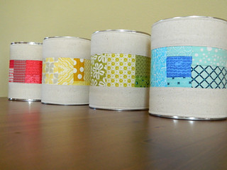 Fabric Covered Cans