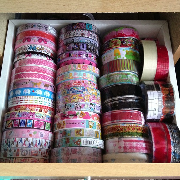 As you can see I don't need anymore #tape and I definitely won't be ordering anymore. These ones are my #london #paris #bears #animal #lace #bow #sentimentalcircus #aliceinwonderland #missbunny #carebears #minniemouse #rilakkuma #yumyums #transparent #pat