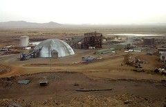 (La mine d'exploitation cuivrière de la MCM à Akjoujt. Crédit photo : anonyme)