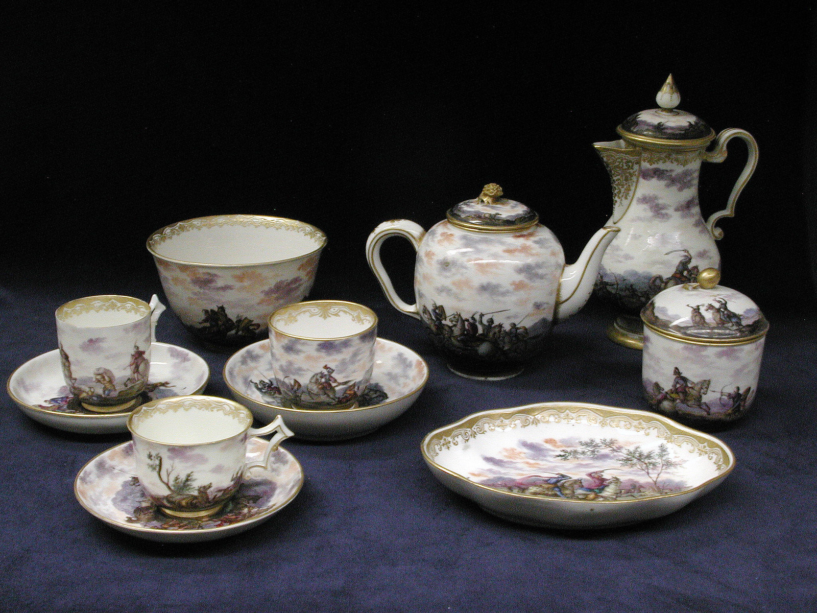1743. Tea Service. Italian. Porcelain. metmuseum