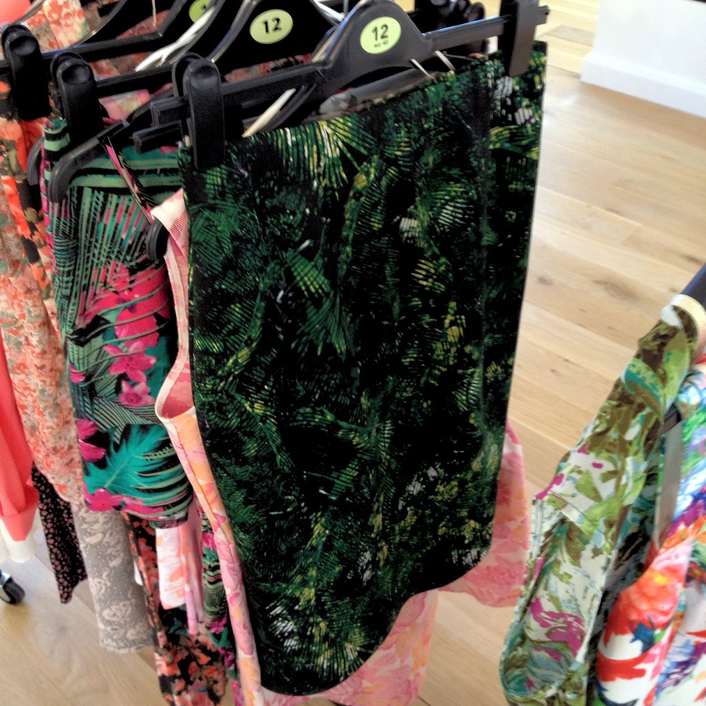 Green Jungle Print Skirt George At Asda High Summer