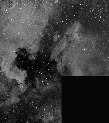 NGC7000 - work in progress by Mick Hyde