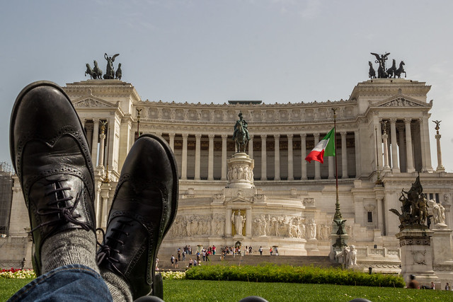 Monument of Vittorio Emanuele II - Traveling Boots