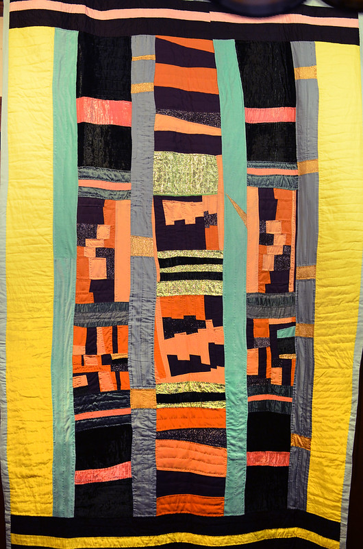Improvisational quilt by Eli Leon