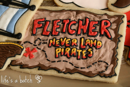 Fletcher's personalized logo cookie.