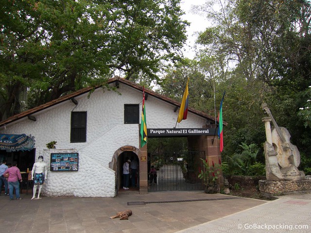 Entrance to Parque Natural El Gallineral