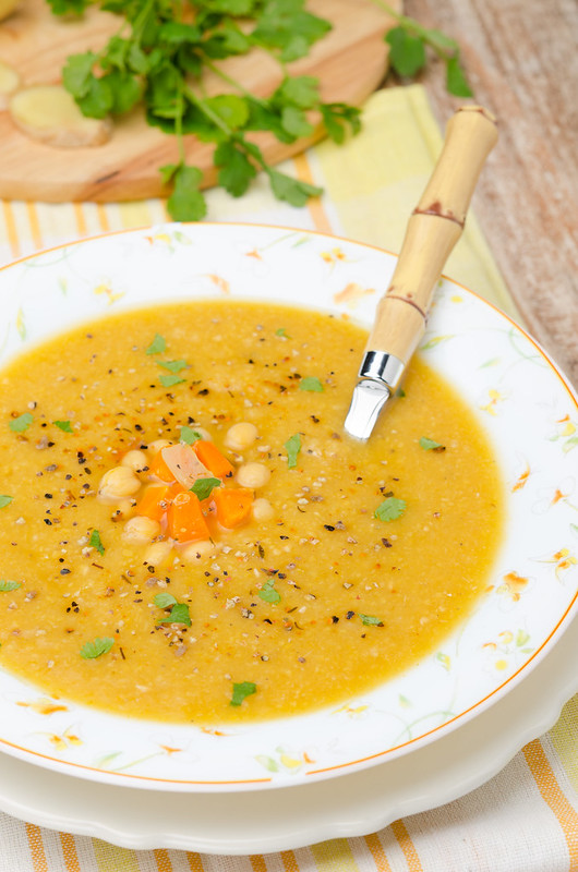 Moroccan chickpeas soup