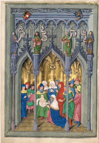 004-La circuncision de Jesus-Misal de Salzburgo-1499-Tomo 1 -Biblioteca Estatal de Baviera (BSB)