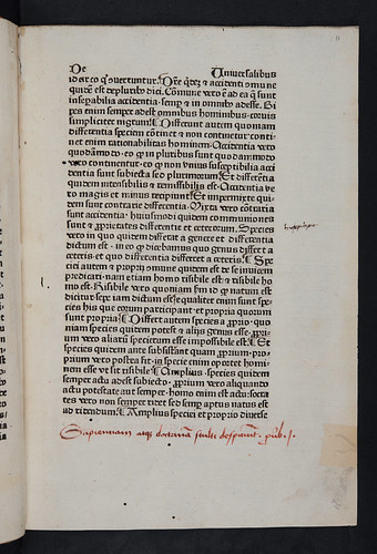 Manuscript inscription in Aristoteles: Opera [Latin]