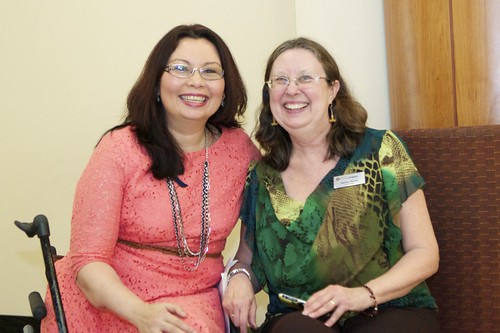 Rep. Duckworth with Denise Bauch