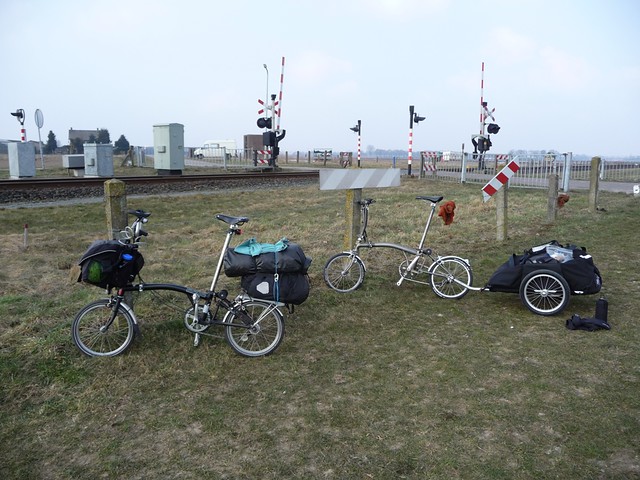Bromptons plus baggage, two solutions