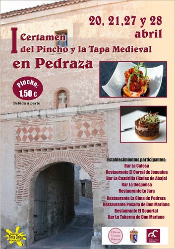 I Certamen del pincho y la tapa medieval de Pedraza