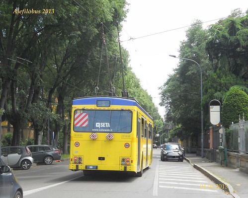 Modena filobus Socimi n°18 in viale Sigonio - linea 6