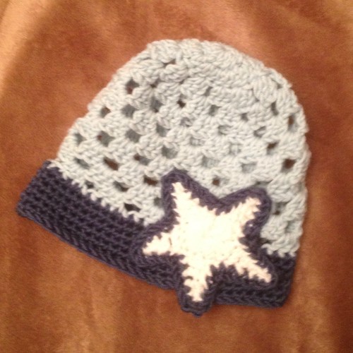 My first crochet baby hat :-)