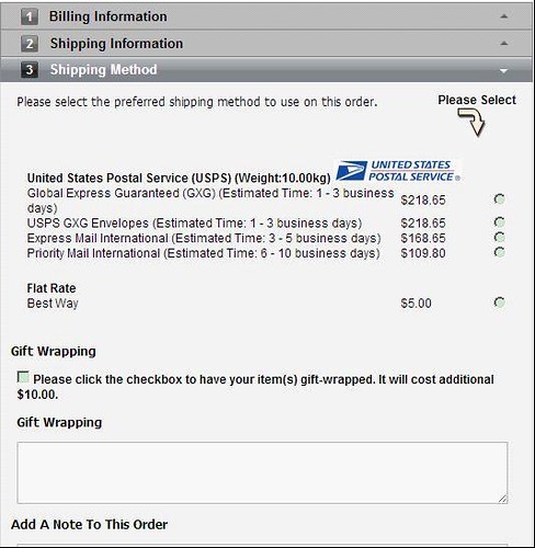 USPS shipping module based on Domestic Rates 6