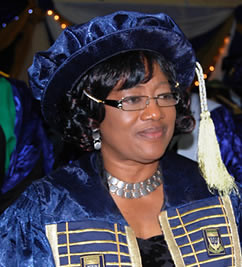 Mrs. Olufolake Oladunni Oyeyemi is Registrar at the University of Ilorin in the Federal Republic of Nigeria. She is the first woman to serve is such a position at this institution. by Pan-African News Wire File Photos