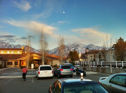Moonrise over the Wasatch