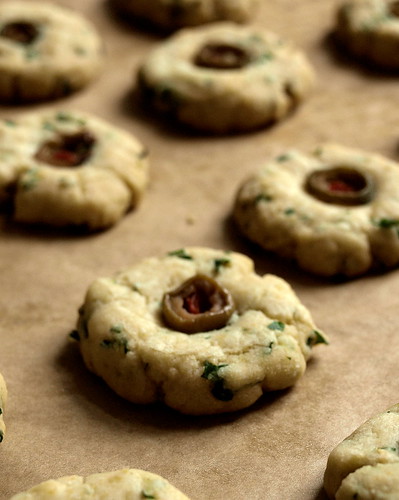Parsley Olive Cookies