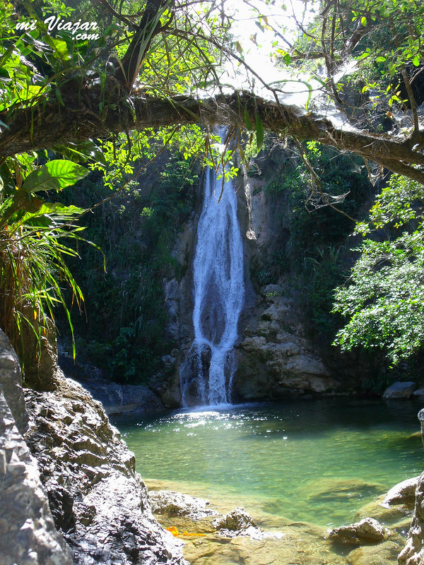Una de las cascadas de chíchala en el Tolima