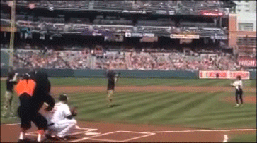 Carly Rae Jepsen first pitch GIF