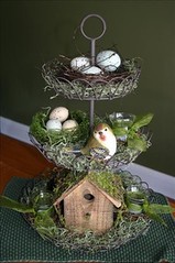 tiered baskets with nests