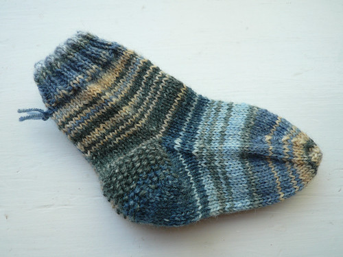 Blue var. baby sock pair