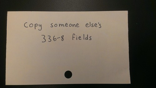 copy someone else's 336-8 fields